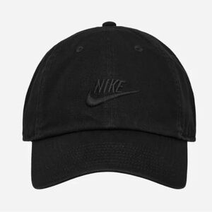 Nike Heritage 86 Hat All Black One Size Adjustable